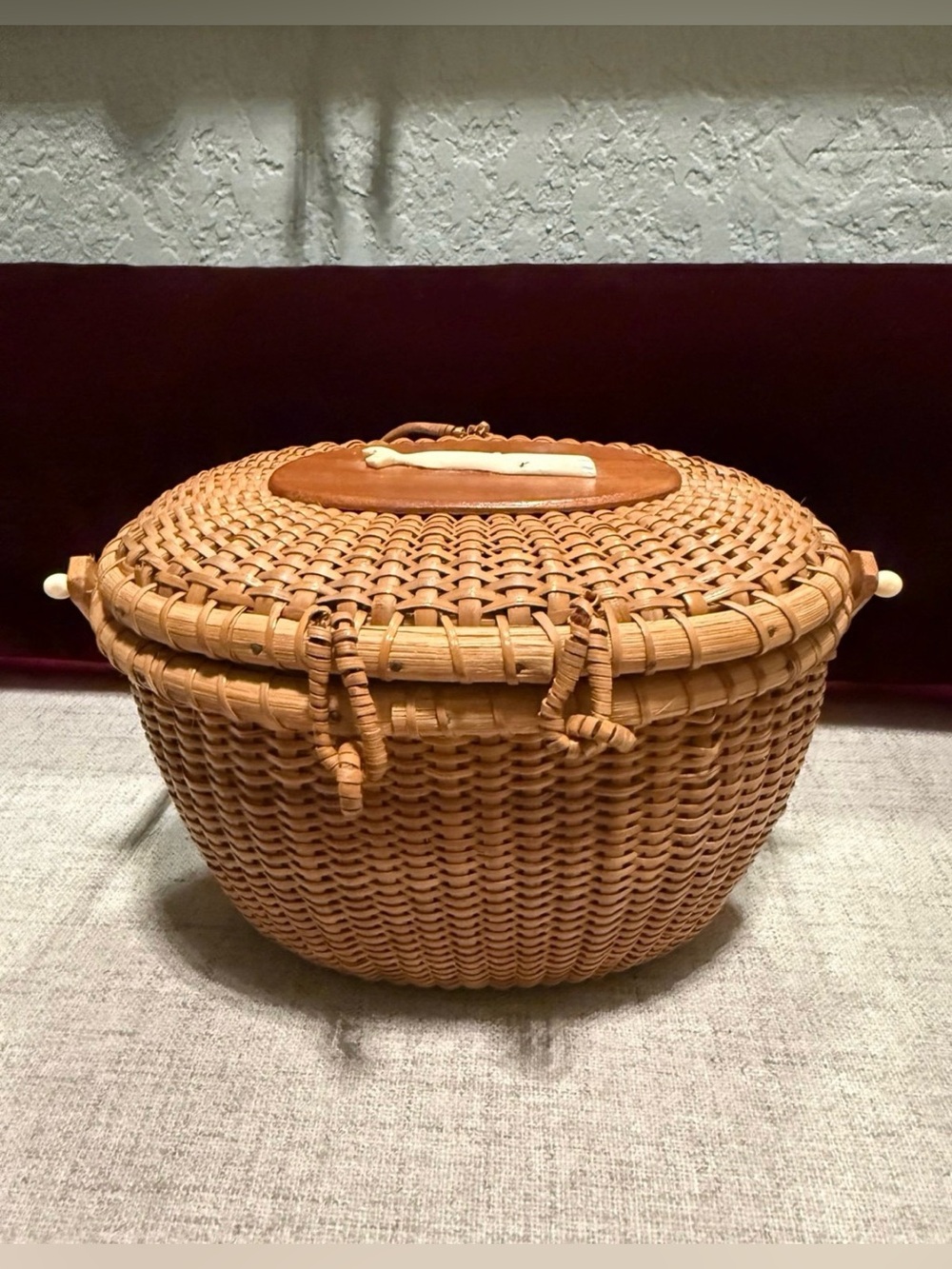 Nantucket Basket, c1988 unique and collectible Handbag or basket or best offer - Picture 11 of 12